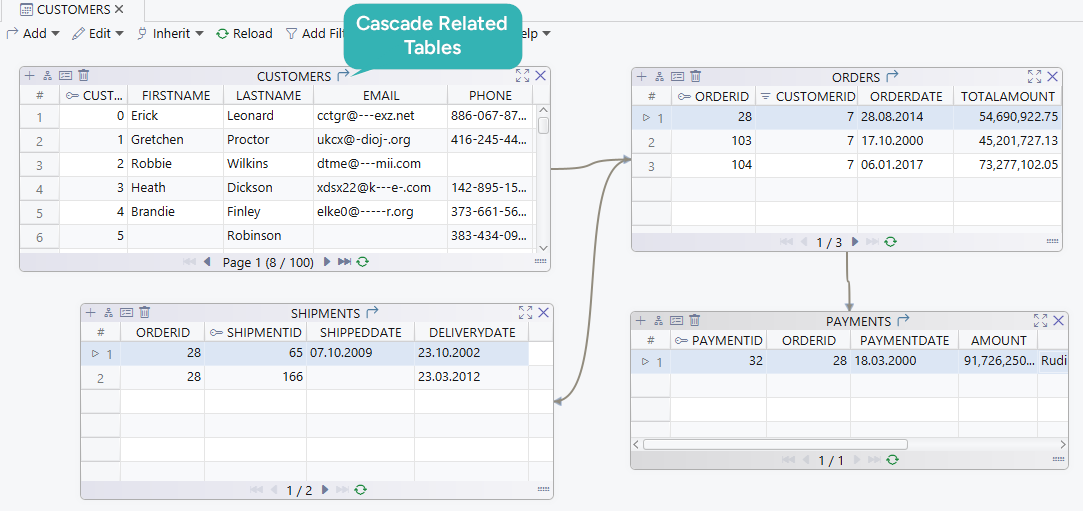 Relational Data Editor