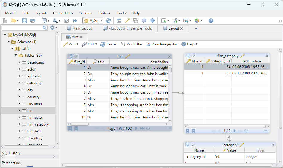 Relational Data Explorer alt >