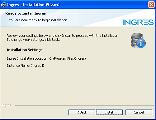 Start the Installation