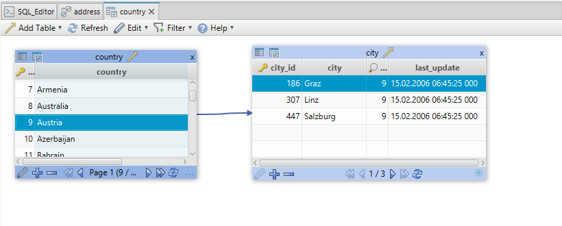 dbschema data explorer