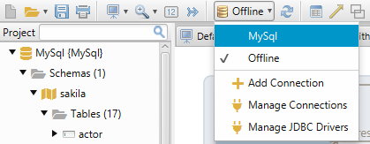 dbschema offline