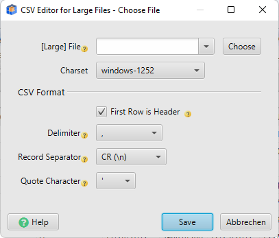 Save the CSV File